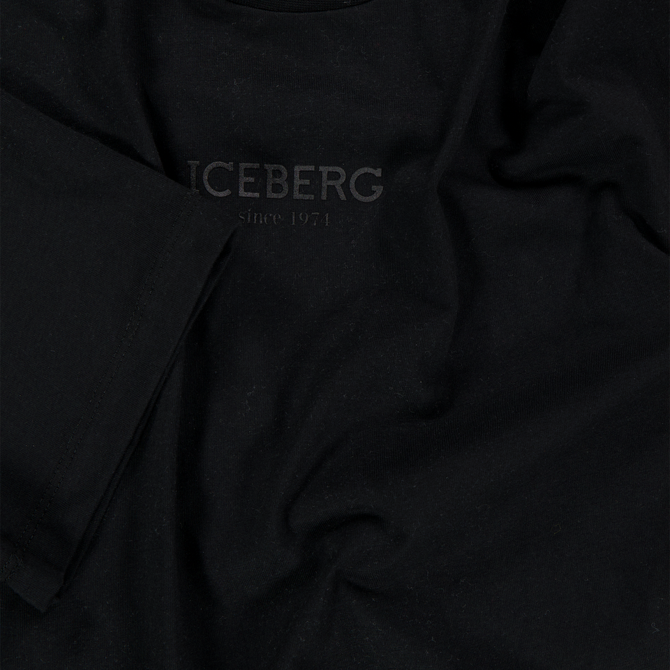 Iceberg Kids Boys  T-Shirt Black