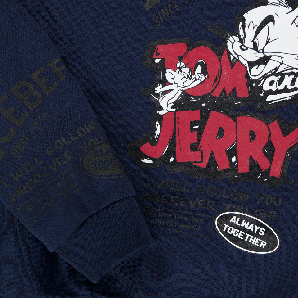 Iceberg Kinder Jongens Trui In Navy