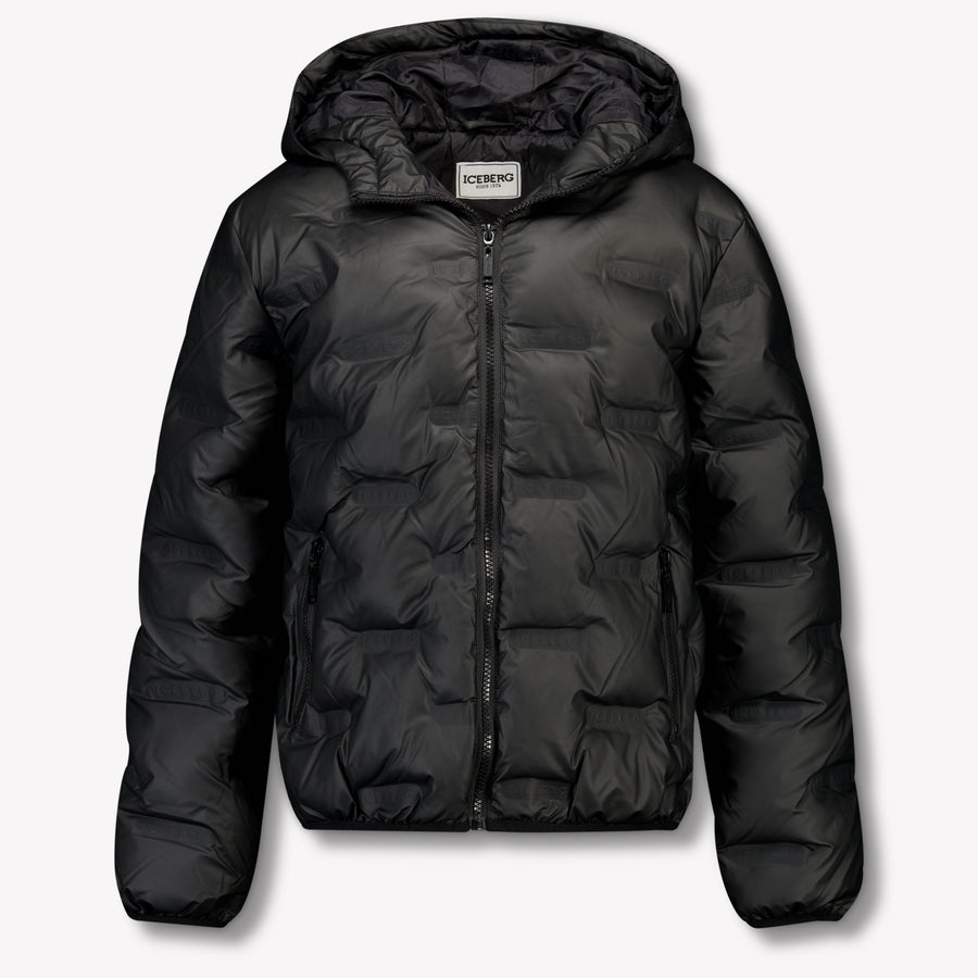 Iceberg Kinder Jongens Winterjas In Zwart