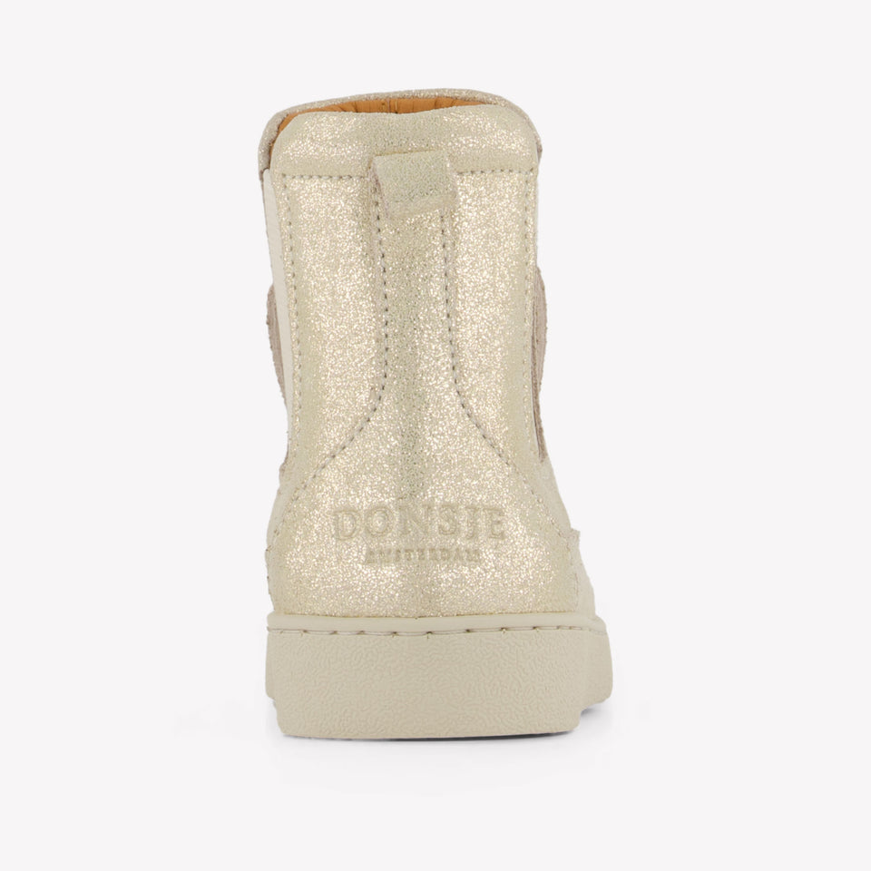 Donsje Amsterdam Meisjes Laarzen In Zilver