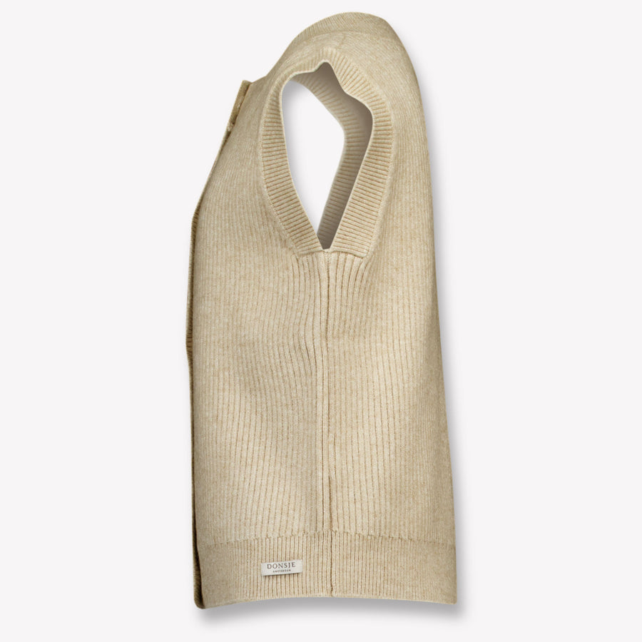 Donsje Amsterdam Kids Girls Vest  Sand