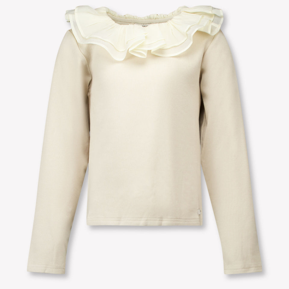 Donsje Amsterdam Kids Girls T-Shirt  Light Beige