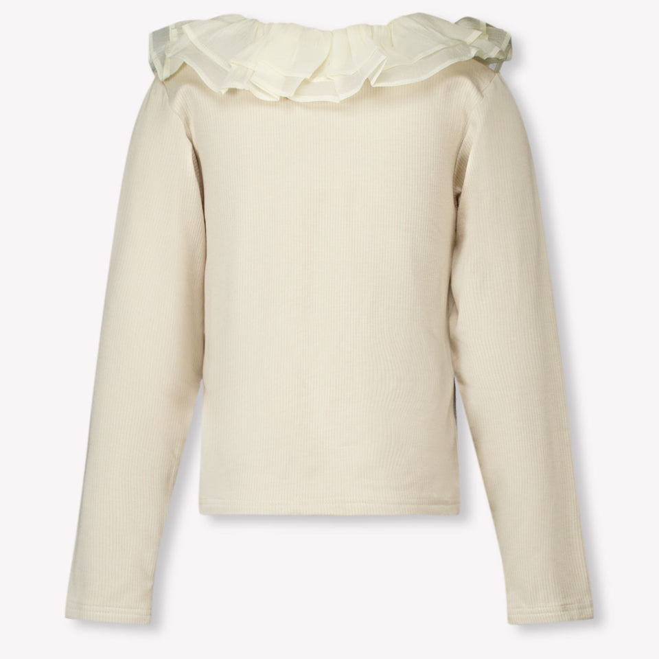 Donsje Amsterdam Kids Girls T-Shirt  Light Beige
