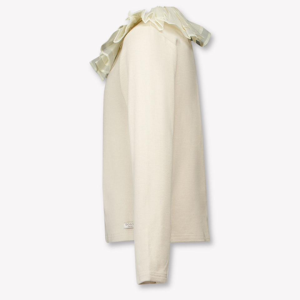 Donsje Amsterdam Kids Girls T-Shirt  Light Beige