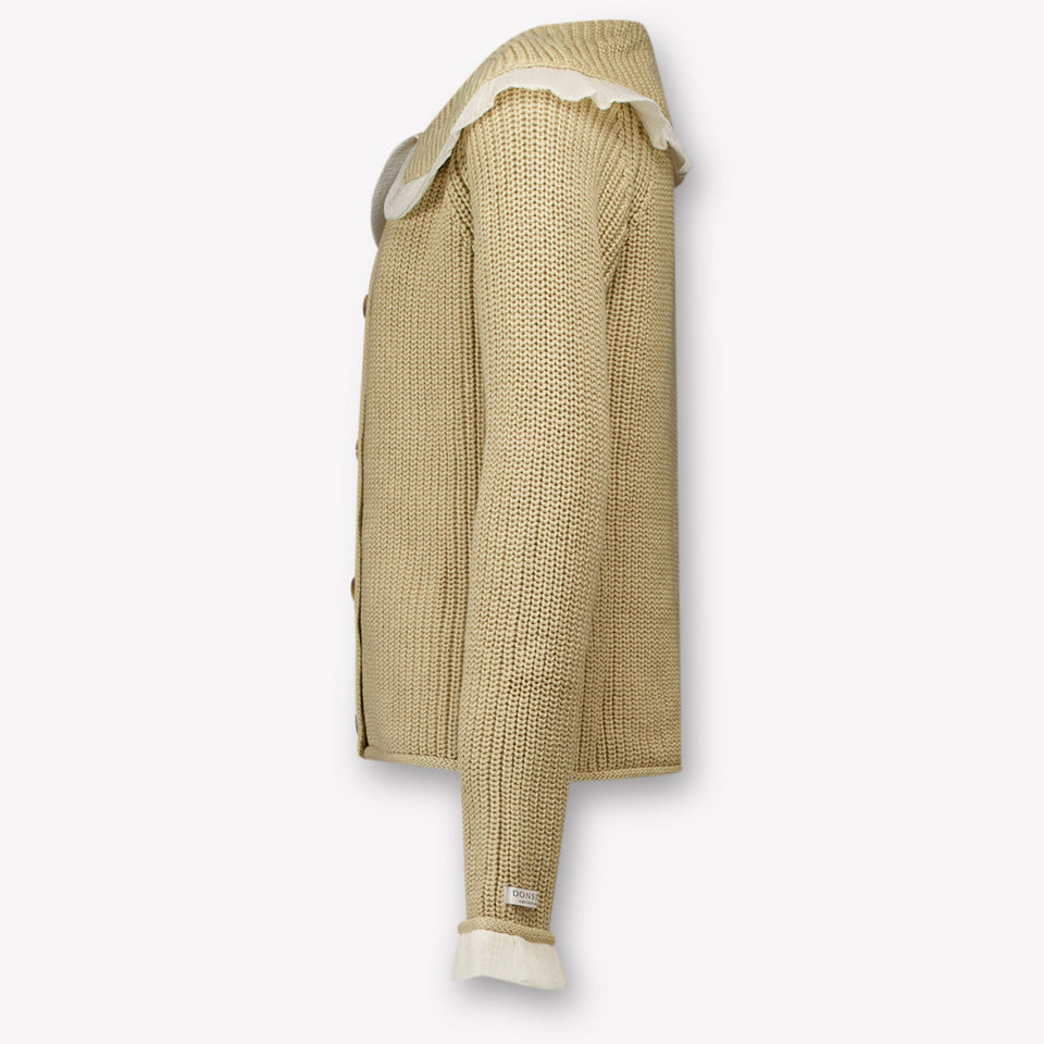 Donsje Amsterdam Kinder Meisjes Vest In Taupe