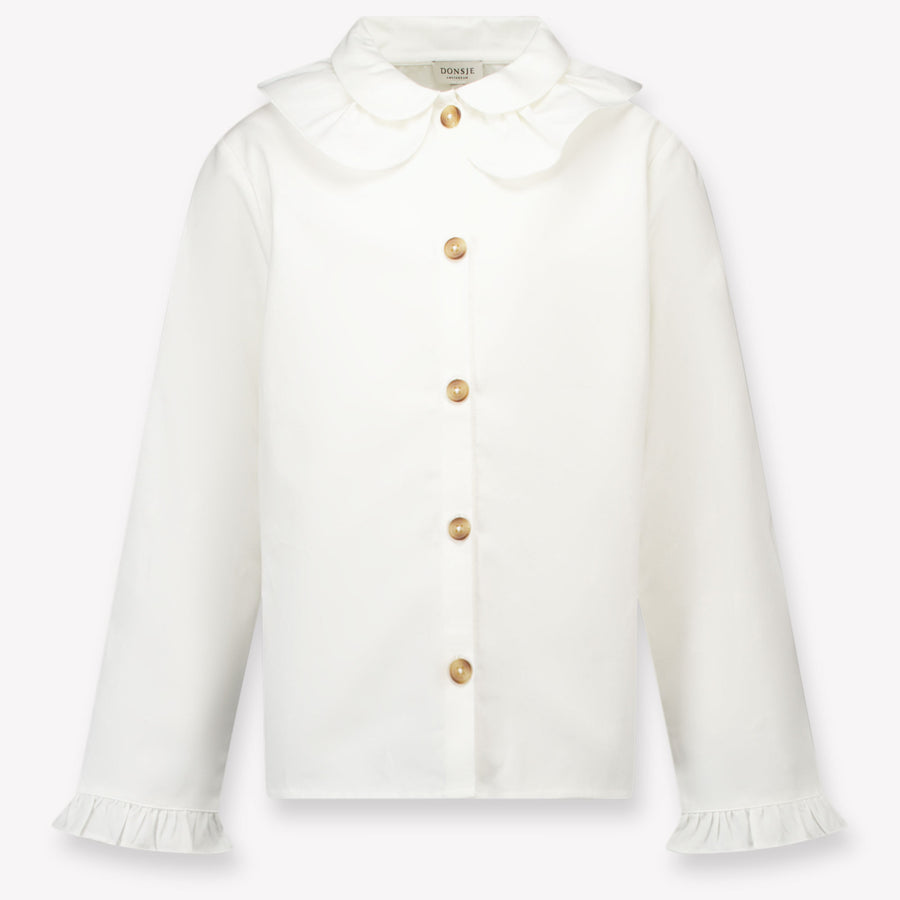 Donsje Amsterdam Kids Girls Blouse  Offwhite