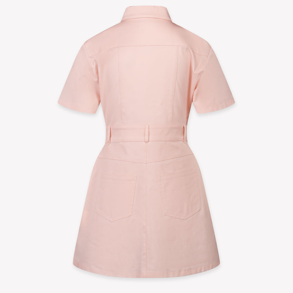 Fendi Kids Girls Dress Light Pink