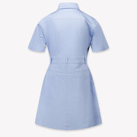 Fendi Kids Girls Dress Light Blue