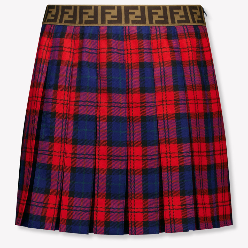 Fendi Kids Girls Skirt Red