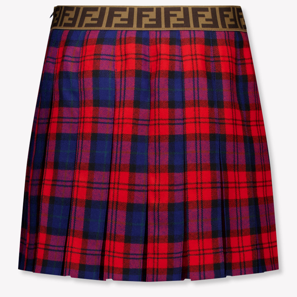 Fendi Kids Girls Skirt Red