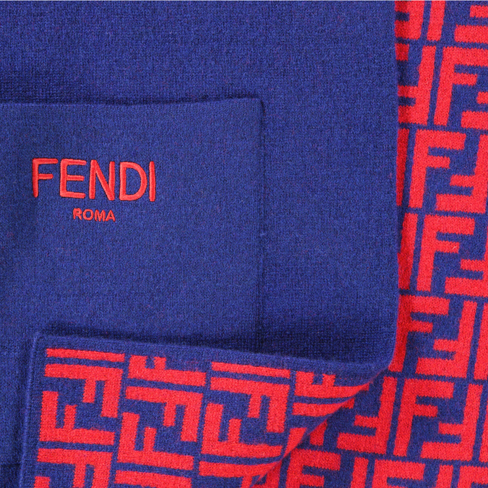 Fendi Kids Girls Scarves  Navy