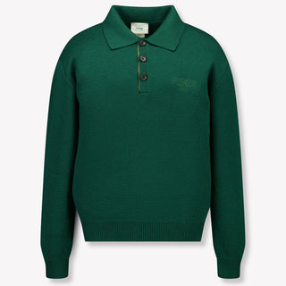Fendi Kids Boys Sweater  Dark Green
