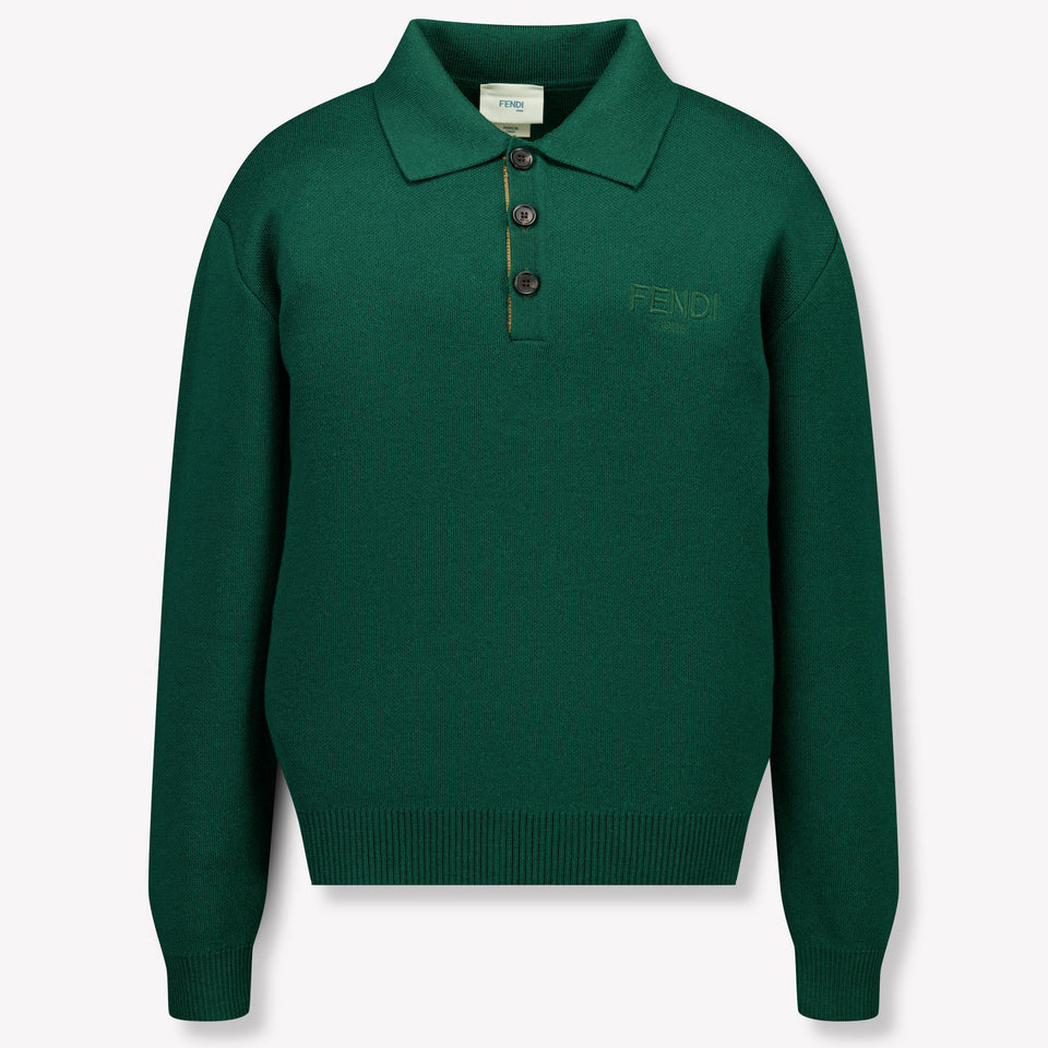 Fendi Kids Boys Sweater  Dark Green