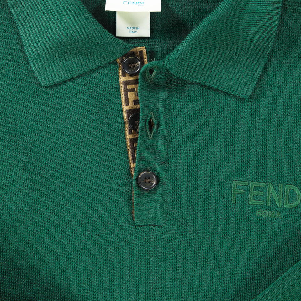 Fendi Kids Boys Sweater  Dark Green