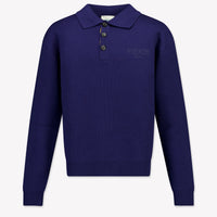 Fendi Kids Boys Sweater  Navy