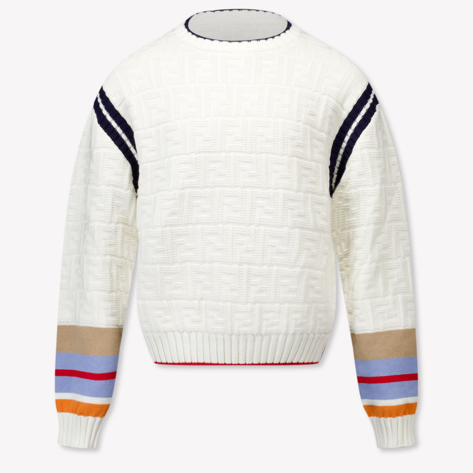 Fendi Kids Boys Sweater  Offwhite