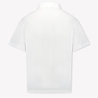 Fendi Kids Boys Polo  Offwhite