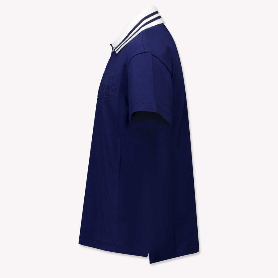 Fendi Kinder Jongens Polo In Navy