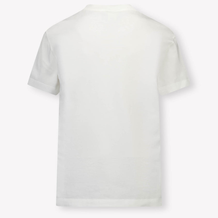 Fendi Kinder Jongens T-Shirt In Wit