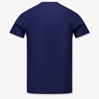 Fendi Kinder Jongens T-Shirt In Navy