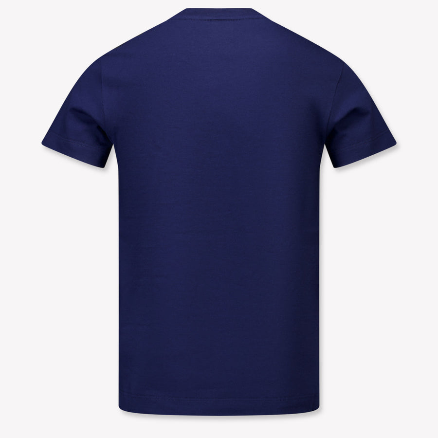 Fendi Kinder Jongens T-Shirt In Navy