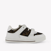 Fendi Unisex Sneakers In Wit