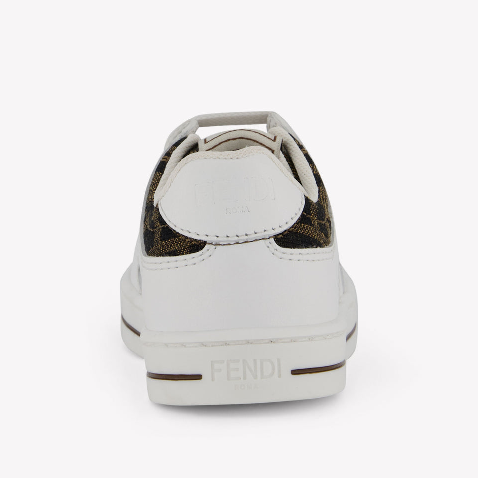 Fendi Unisex Sneakers In Wit