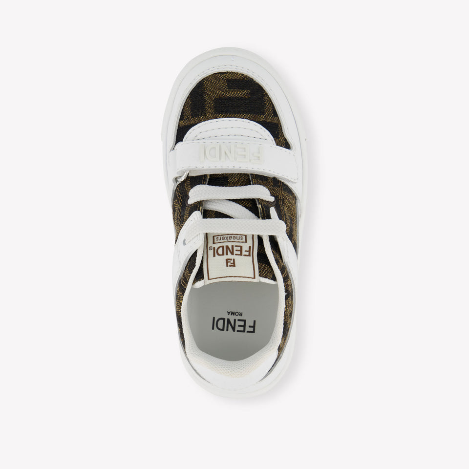 Fendi Unisex Sneakers In Wit