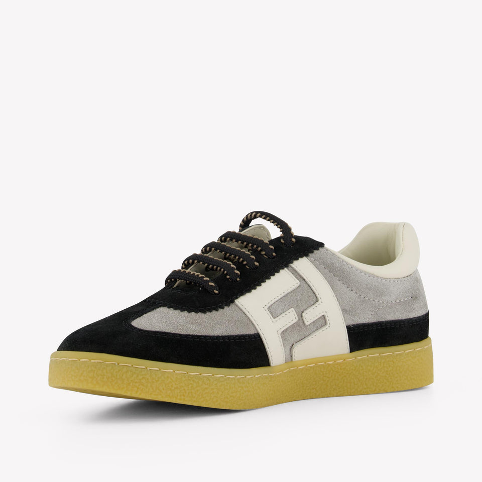 Fendi Unisex Sneakers In Zwart