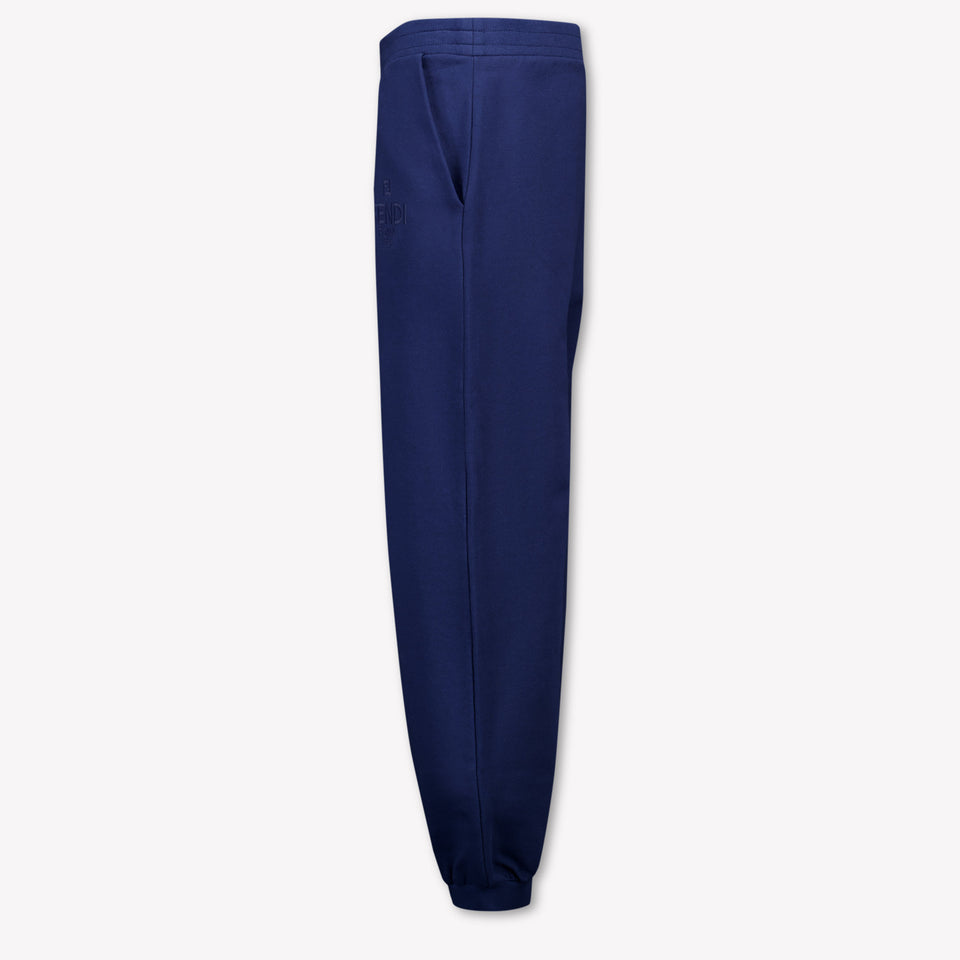 Fendi Kids Unisex Pants  Navy