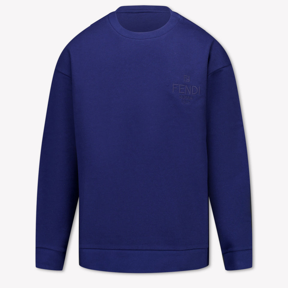 Fendi Kinder Unisex Trui In Navy