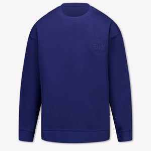 Fendi Kids Unisex Sweater  Navy