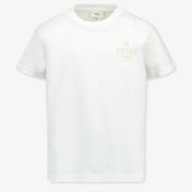 Fendi Kids Unisex T-Shirt  White