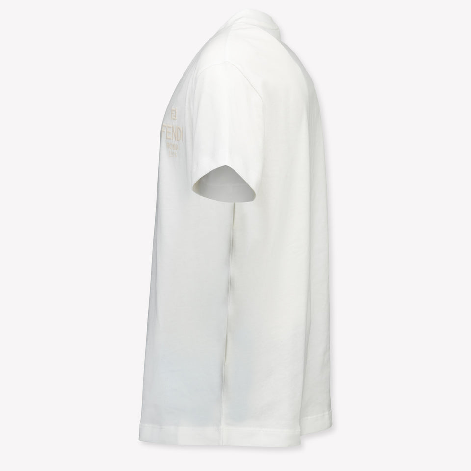 Fendi Kids Unisex T-Shirt  White