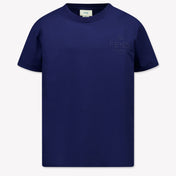 Fendi Kinder Unisex T-Shirt In Navy