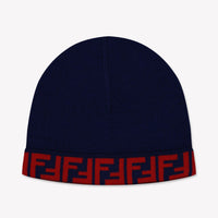 Fendi Kids Unisex Hat  Navy