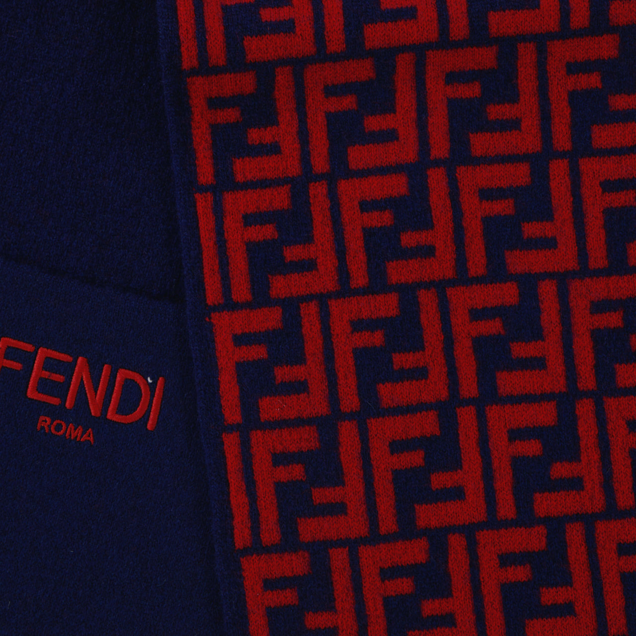 Fendi Kinder Unisex Sjaals In Navy