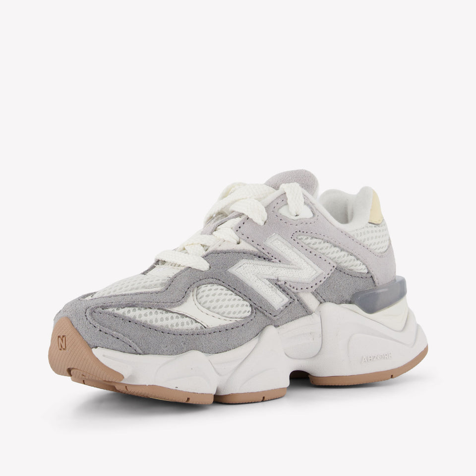 New Balance PC9060 Unisex Sneakers in Licht Grijs