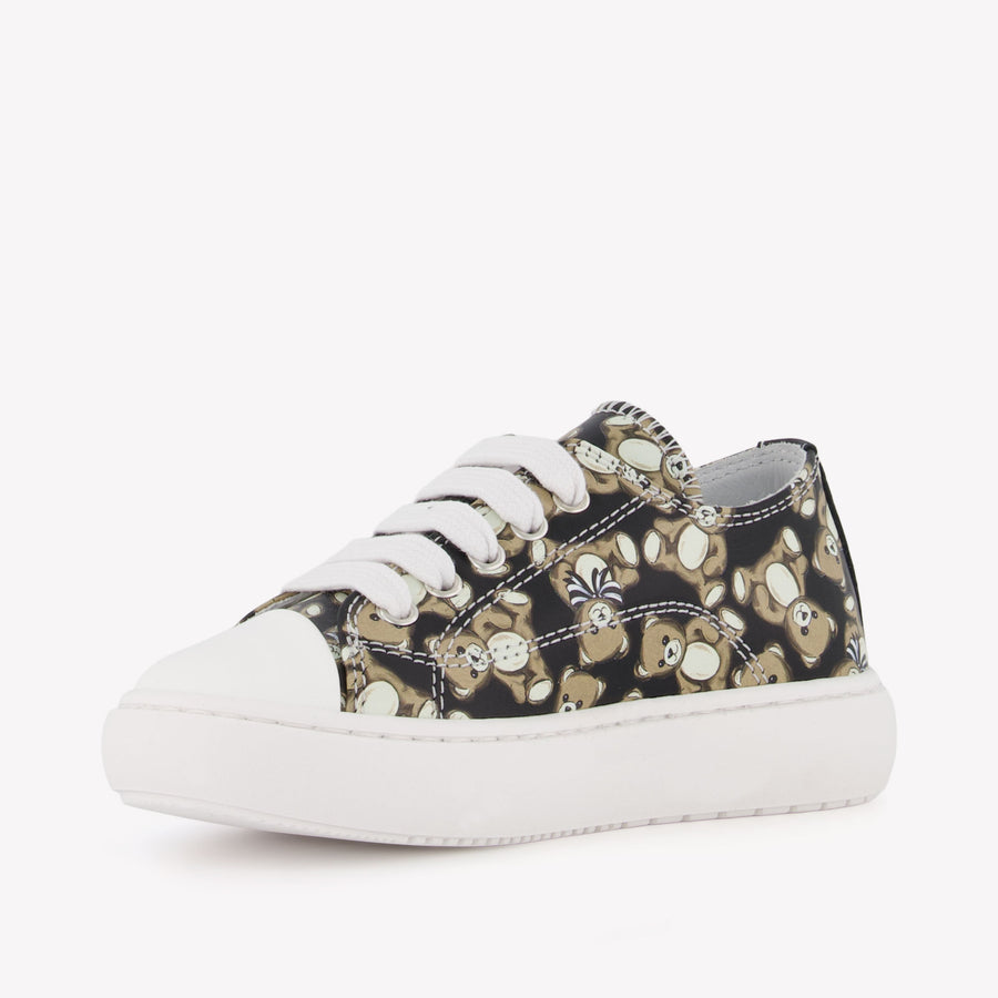Moschino Meisjes Sneakers In Zwart