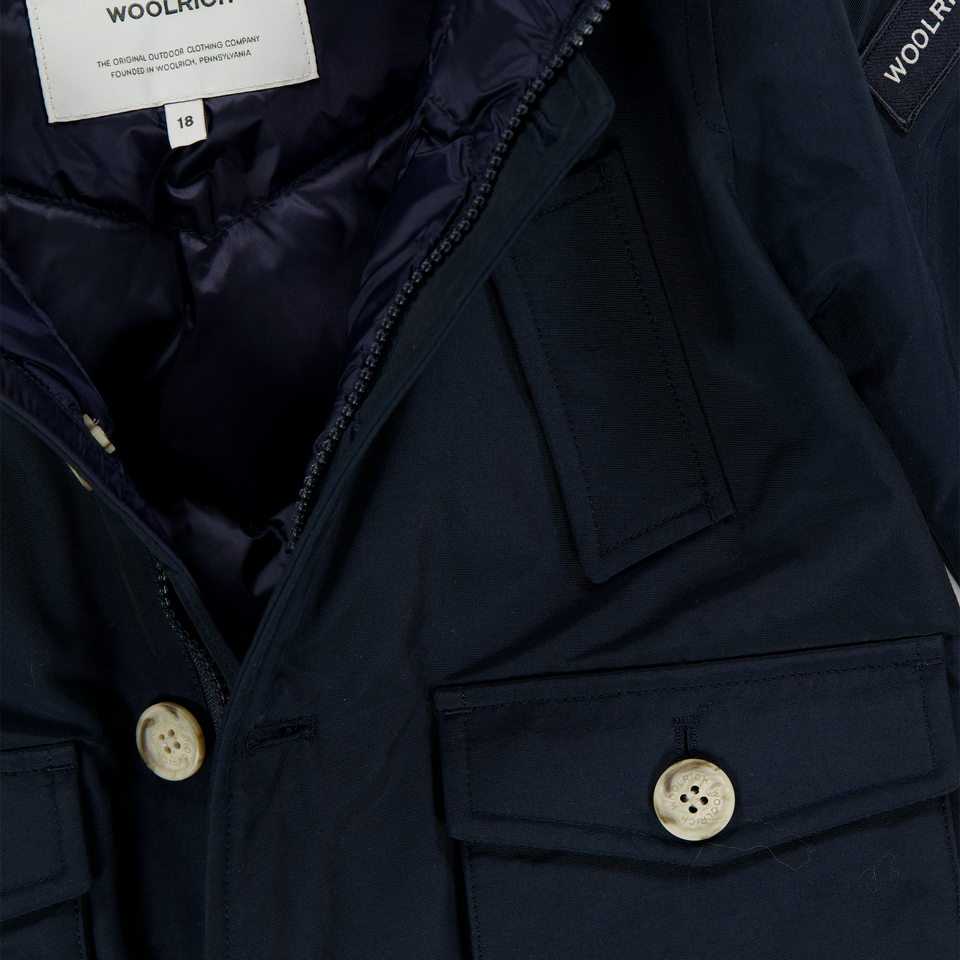 Woolrich Baby Unisex Winterjas In Navy