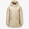 Woolrich Kids Girls Winter Coat  Beige