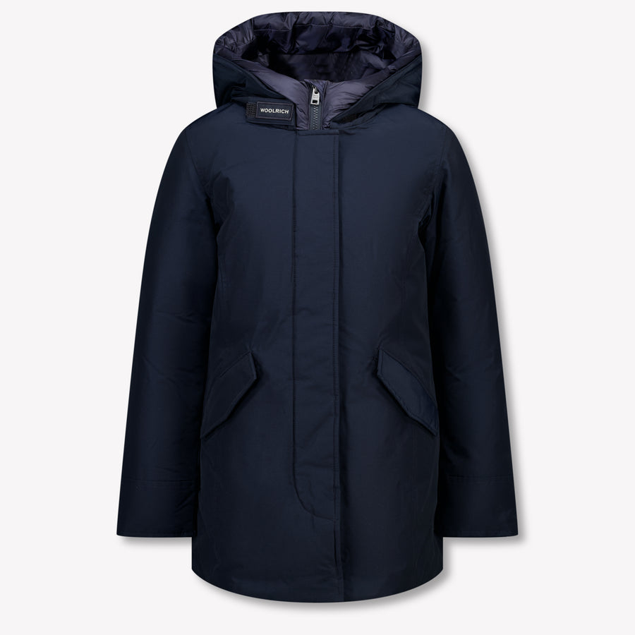 Woolrich Kids Girls Winter Coat  Navy