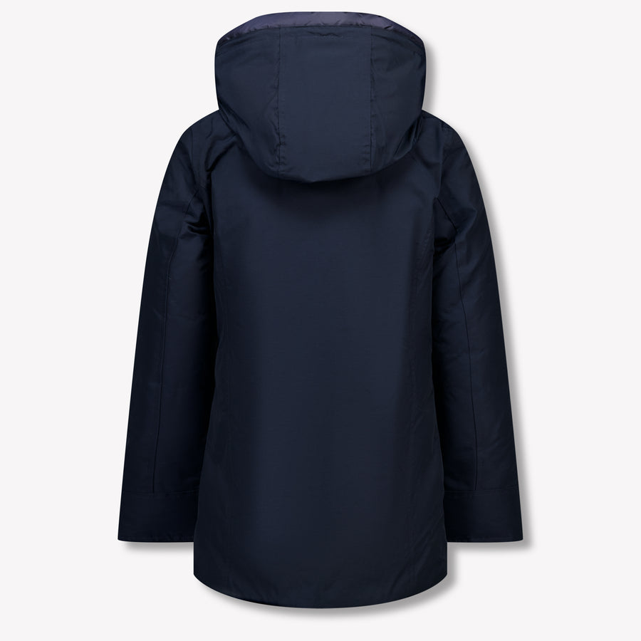 Woolrich Kids Girls Winter Coat  Navy
