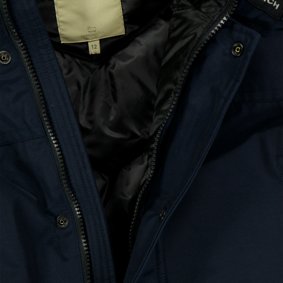 Woolrich Kinder Jongens Winterjas In Navy