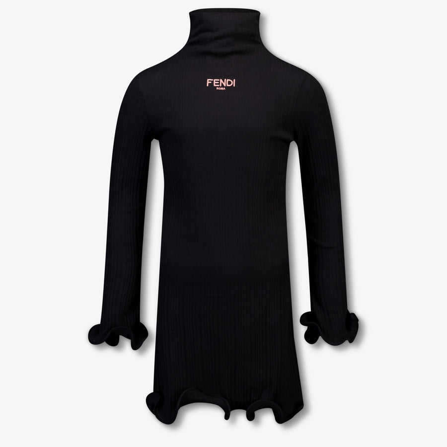 Fendi Girls Dress in Black