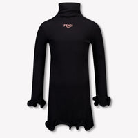 Fendi Kinder Meisjes Jurk In Zwart