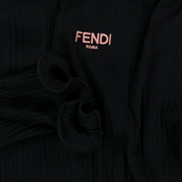 Fendi Kinder Meisjes Jurk In Zwart