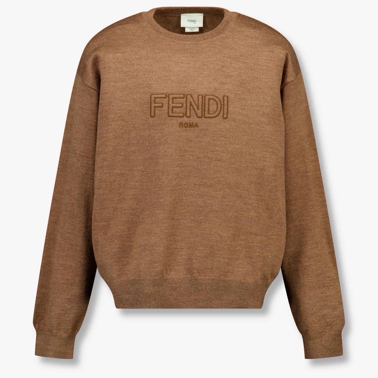 Fendi Kids Unisex Sweater  Camel