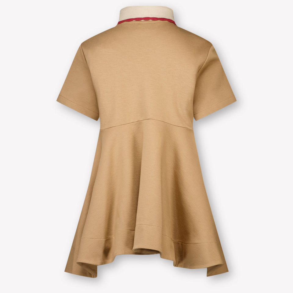 Fendi Kids Girls Dress Camel