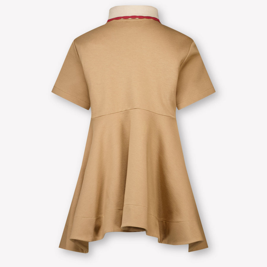 Fendi Kinder Meisjes Jurk In Camel